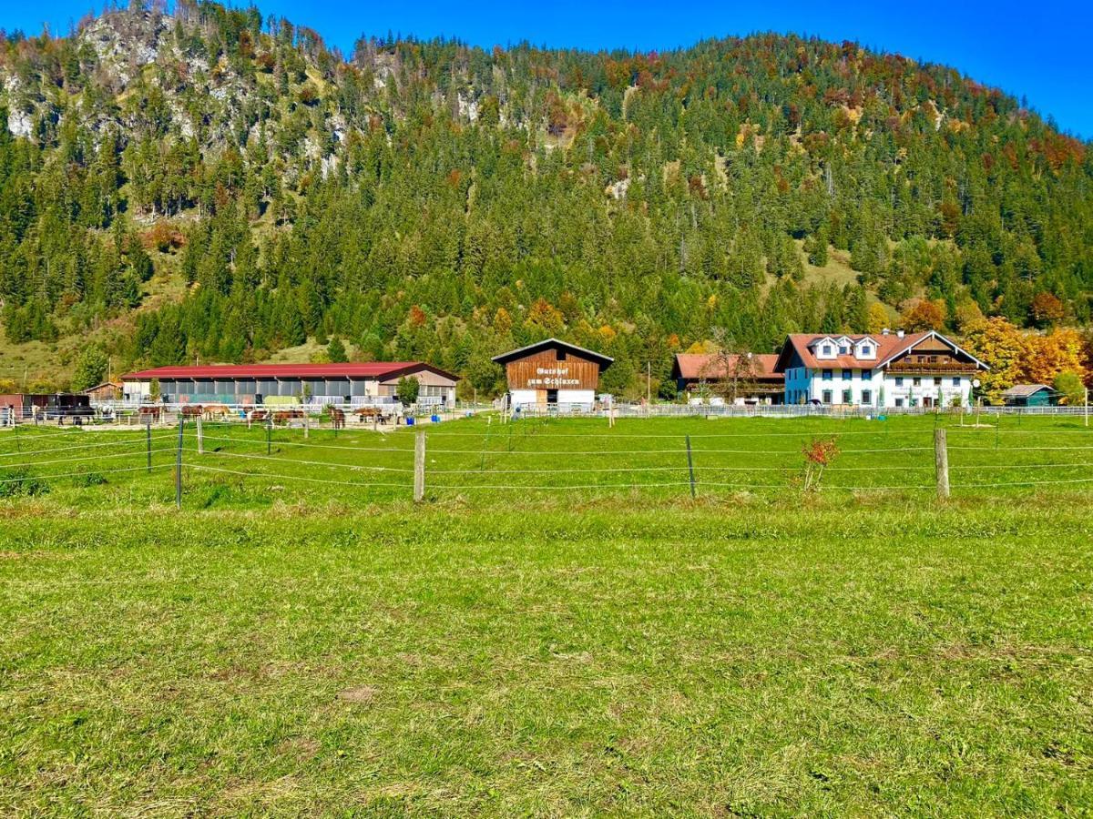 Ferienwohnung Gutshof zum Schluxen Pinswang Exterior foto
